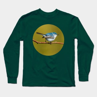 Little Cute Bird Photograph. Blue-Gray Gnatcatcher Long Sleeve T-Shirt